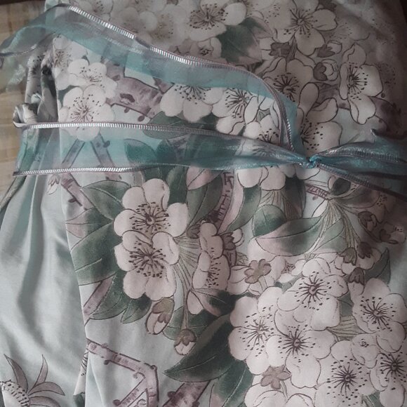 Pottery Barn FULL/QUEEN Light Blue Duvet Cover + FIVE Shams + 1 KING Pillowcase - Picture 3 of 4